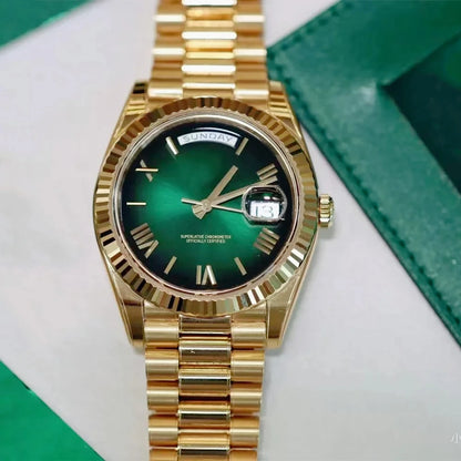 Top Grade Vintage Style 2026 VIP Luxury Watch Old Brand Week Series Fully Automatic Mechanical Multifunctional Waterproof Anti