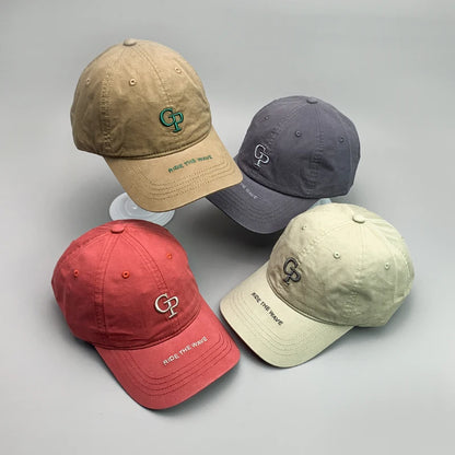 High-quality Letter Embroidery Kpop Men Women Baseball Hats Cotton Casual Ins Comfortable Unisex Fashion Sport Streetwear Caps