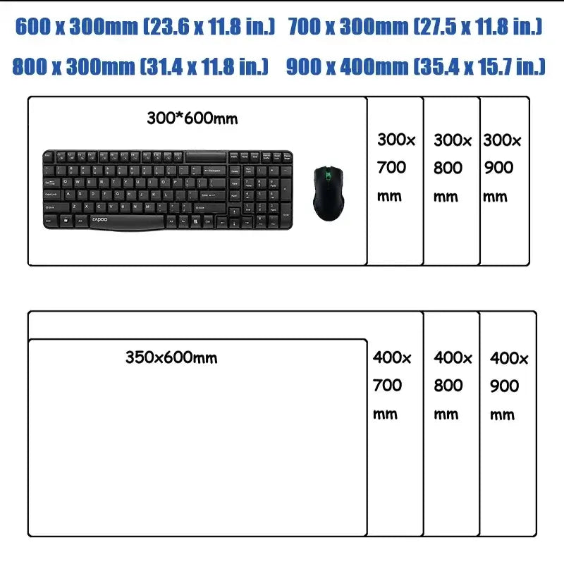 Nekopara XXL Home HD Computer Computer Desk Mouse Anime Large Mouse Pad Office Laptop Computer Desktop mat Game Accessories Tech