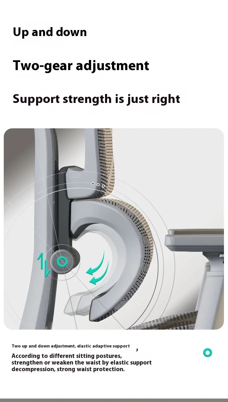 OEING High Back Ergonomic Office Chair with 3D Headrest, Adjustable Lumbar Support, 3D Armrests, Reclining Computer Gaming Chair
