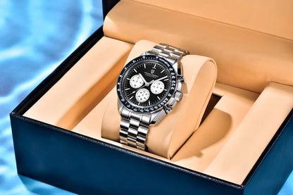 2026 New PAGANI DESIGN Mens Watches Quartz Speed Sports Chronograph Watch For Men Waterproof Luminous AR Sapphire Man Gift Clock