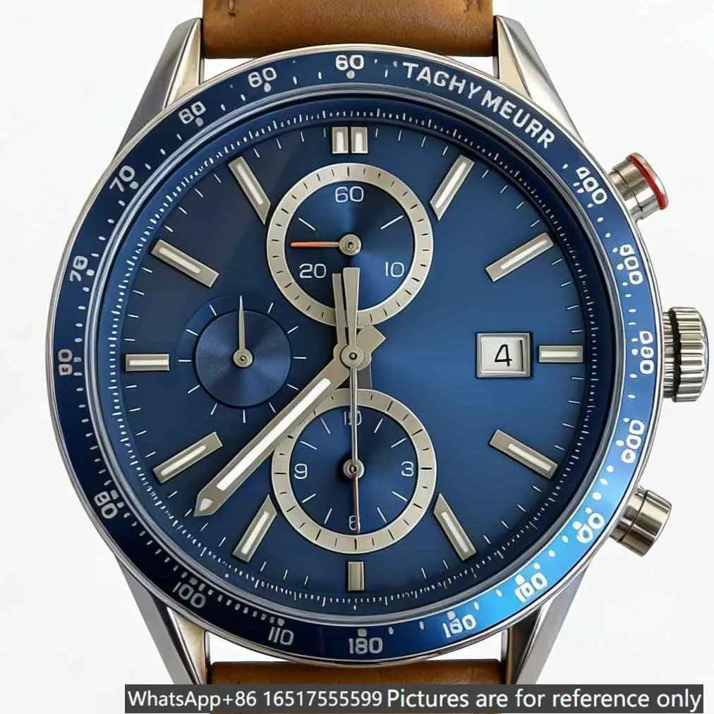 43mm Luxusuhr für Herren aus 904L-Stahl mit Quarzwerk – exquisite Tradition und handwerkliche Exzellenz
