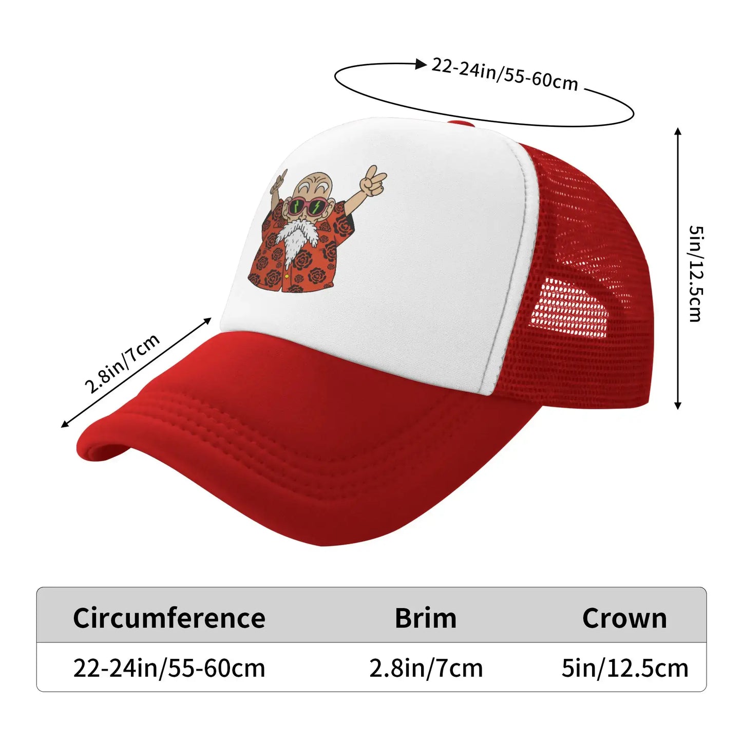 Adult Dragon Ball Trucker Caps Mesh Baseball Caps Snapback Caps Japan Anime Hat Trucker Worker Cap Breathable Dad Hat Summer, Produit gaming premium Fraquane