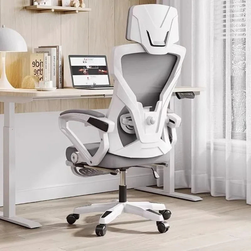 Chaise de bureau d'ordinateur ergonomique confortable maille pivotante chaise de patron de jeu inclinable chaises silla oficina bureau à domicile