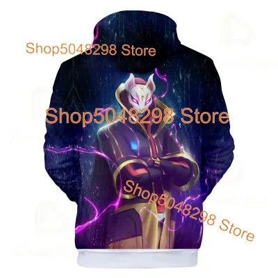 Men and Women Kids Hoodie Sweatshirt for The Night Victory Child Wear Battle Royale Sweatshirt Boys Girls Tops Hero Teen Clothes