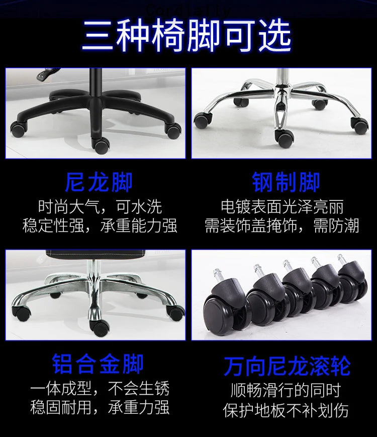 RGB Gaming Chair Ergonomic Computer Chair with Massage Function, Reclining Office Chair, Swivel Gamer Chair with Adjustable Height and Armrests