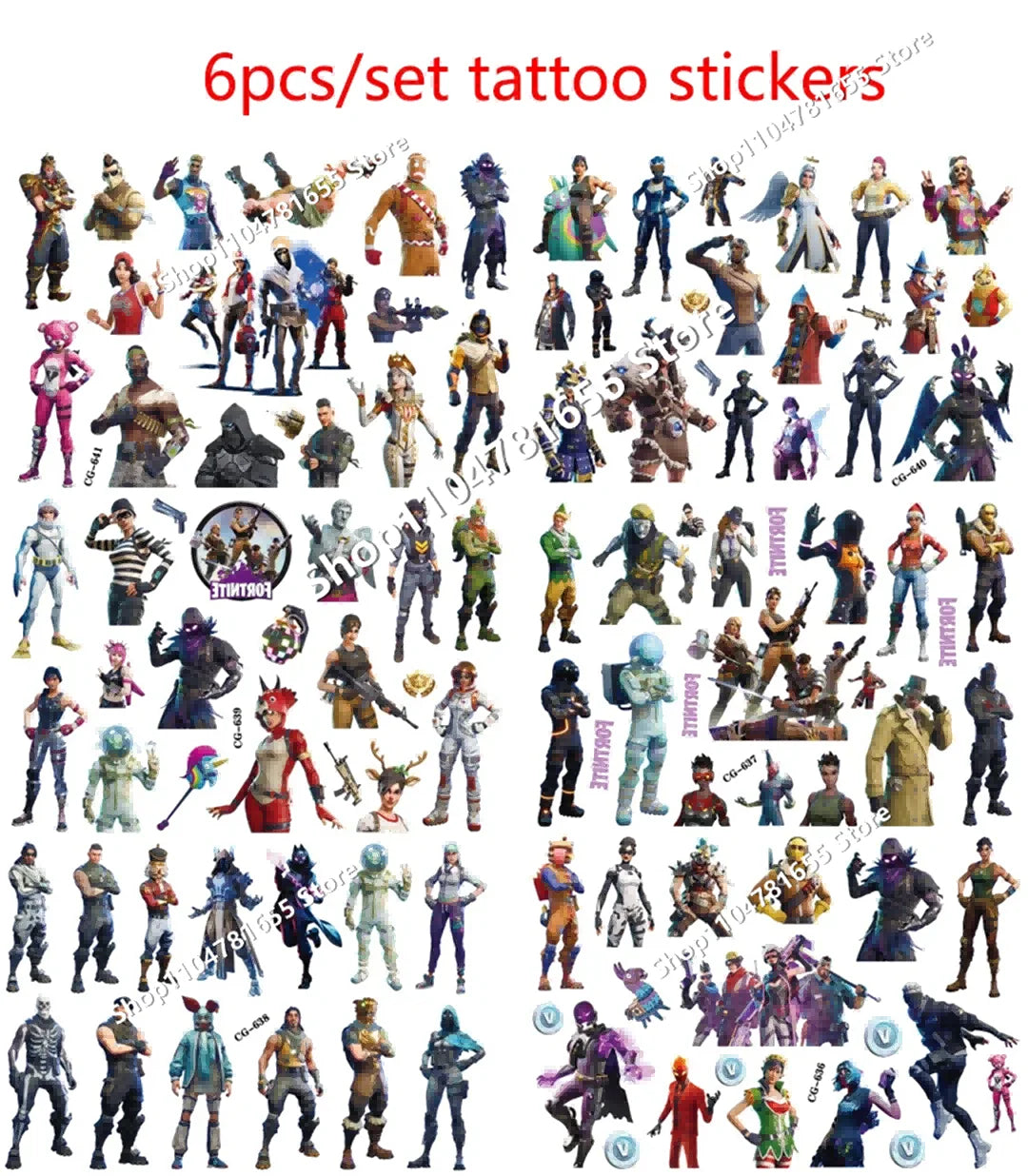 8Pcs/Set 10cm Fortnite Toys Action Figure Model Game Battle Royale Cool Toy Doll Kids Boys Fun Birthday Xmas Gift