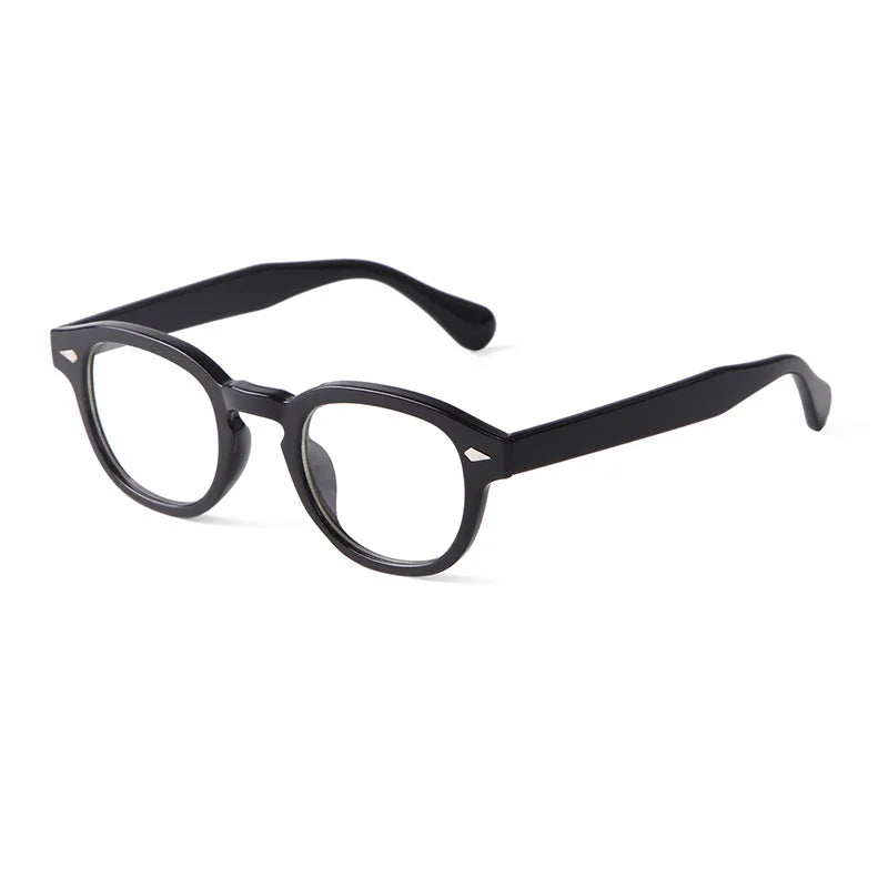 JNPCXI Vintage Round Sunglasses Women Men Retro Rivet Blue Gradient Female Sun Glasses UV400