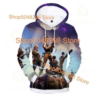 Men and Women Kids Hoodie Sweatshirt for The Night Victory Child Wear Battle Royale Sweatshirt Boys Girls Tops Hero Teen Clothes
