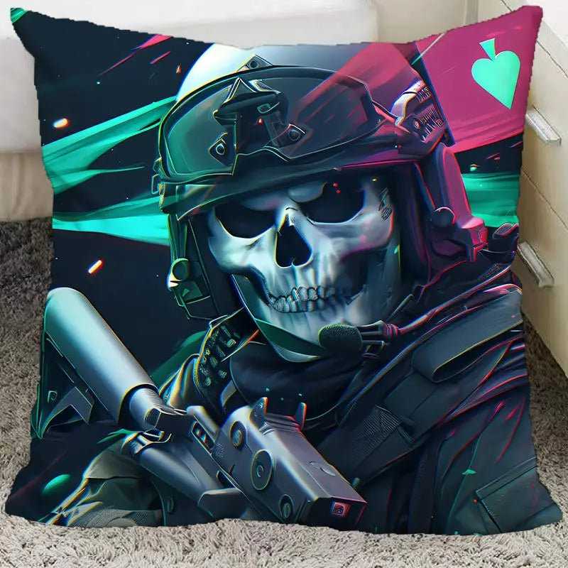 Anime Call of Duty Ghost Keegan Konig Cosplay 45CM Throw Pillows Soft Waist Sofa Cushion Throw Bedroom Pillows