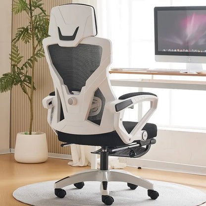Ergonomic Computer Chair Home Office Chair with Reclining Seat, Comfortable Gaming Chair, Adjustable Desk Chair for Students & Workspaces