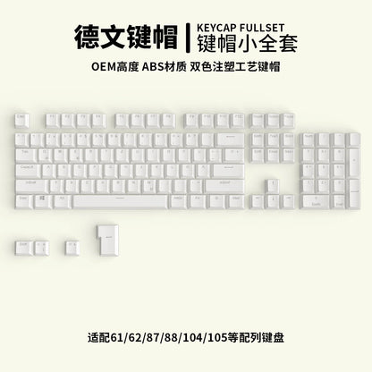 104 Keys Korean French Russian Spanish German Backlit Keycaps For Mx Switch Mechanical Keyboard OEM Profile ABS Key Caps DIY