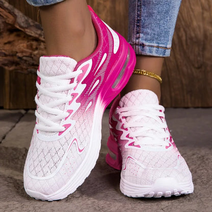 YRZL Women Sneakers Breathable Lightweight Running Shoes Non-Slip Wear-Resistant Comfortable Women's Walking Shoes