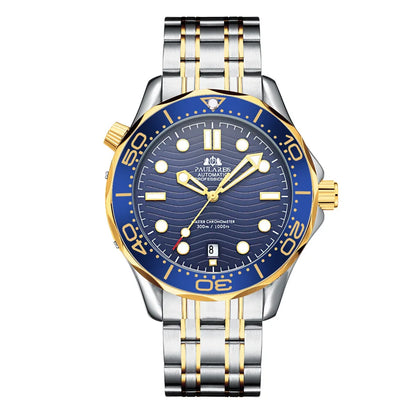 Luxury Automatic Watch for Men Stainless Steel Waterproof Calendar Mechanical Watches Fashion Casual Mens Watches Reloj Hombre