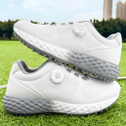 2026 New Golf Shoes Youth Anti-Slip Men's Walking Shoes Outdoor Lawn Athletic Shoes Professional Men's Golf Training Shoes
