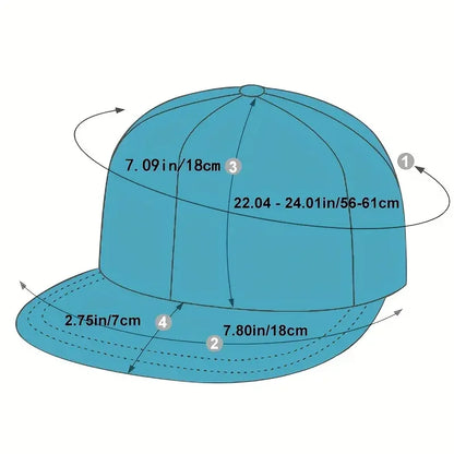 Simple symbol slightly curved printed baseball cap men's and women's outdoor sports events duck cap American truck driver hat
