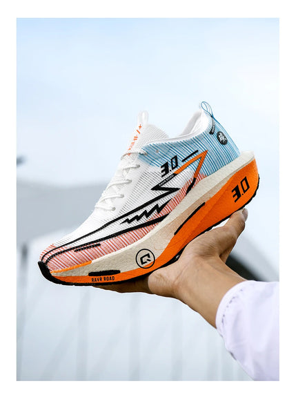 Running Shoes Specialty Men Marathon Sports Carbon Plate Breathable Ultralight Women Comfortable Athletic Cushion Stability Sneakers