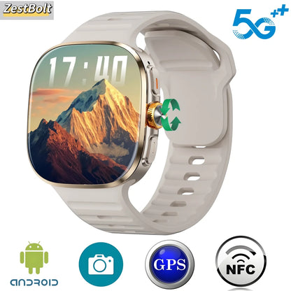 M99 Smartwatch 5G With 2.4inch Amoled Screen 900W Rotating Camera WIFI GPS Position Compass NFC Bluetooth Smart Watch Men Women