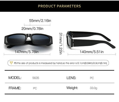 Hiphop Style Narrow Frame Black Sunglasses Men's Retro Effortless Orange Sunglasses UV400