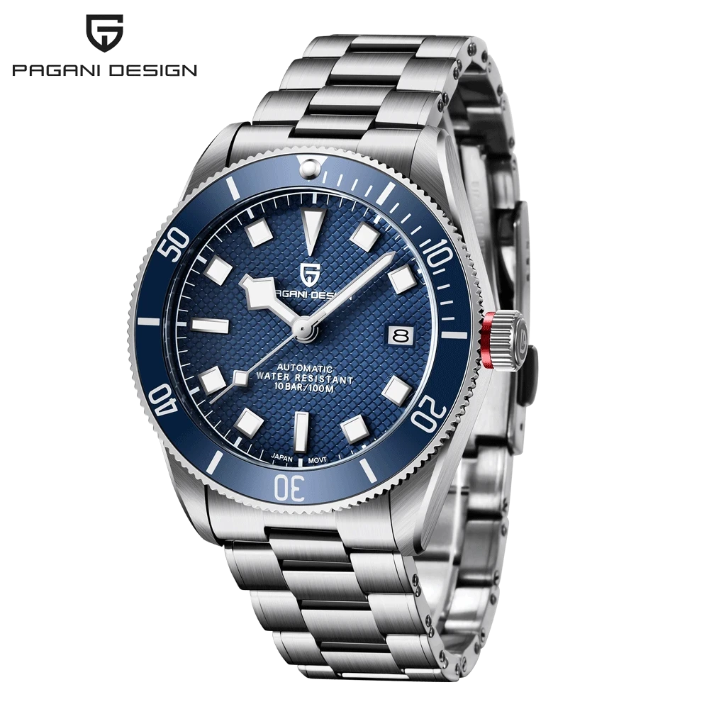 PAGANI DESIGN BB58 Men's Watches Mechanical Watch For Men Luxury Automatic Watch Men's NH35 Movement Waterproof Reloj Hombre PD-1671