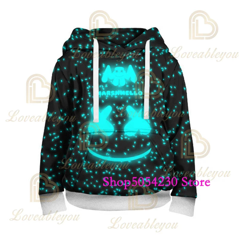3D Printed Llama Fortnite Hoodie Battle Royale Cartoon Sweatshirts for Men And Women Game Hero Hooded Shirt for Teens