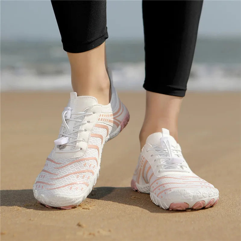 Pantofi de plajă „Barefoot Beach” pentru bărbați și femei, pantofi de apă de vară cu uscare rapidă, adidași pentru mers în apă în aer liber, pantofi ușori pentru sporturi acvatice