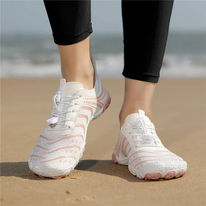 Pantofi de plajă „Barefoot Beach” pentru bărbați și femei, pantofi de apă de vară cu uscare rapidă, adidași pentru mers în apă în aer liber, pantofi ușori pentru sporturi acvatice