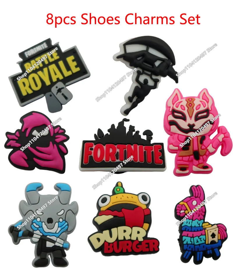 8Pcs/Set 10cm Fortnite Toys Action Figure Model Game Battle Royale Cool Toy Doll Kids Boys Fun Birthday Xmas Gift