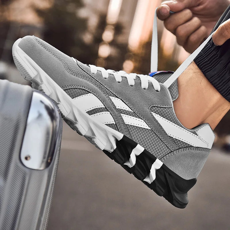 Men's Marathon Running Sports Shoes Casual Sneakers Soft Comfortable Training Shoes Wear-Resistant Sneakers for Men