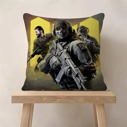 Classic Game C-Call Of D-Duty Personalized Picture Text Home Decorative Pillows Household Gifts 45x45cm