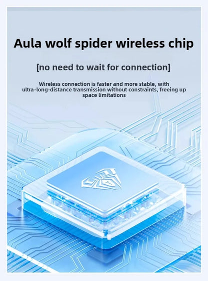 AULA S98 Lipstick Liquid Foundation Series Wireless Keyboard Hot-swappable E-sports Gaming Office Long Life Laptop Accessories