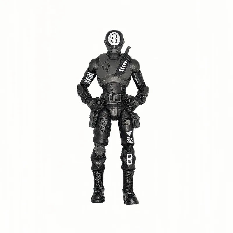 New Fortnite Trooper Sky Fox Raven Black8 Game Character Cartoon Articulated Action Figure Model Cool Decorative Ornament Toy