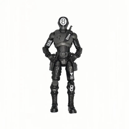 New Fortnite Trooper Sky Fox Raven Black8 Game Character Cartoon Articulated Action Figure Model Cool Decorative Ornament Toy