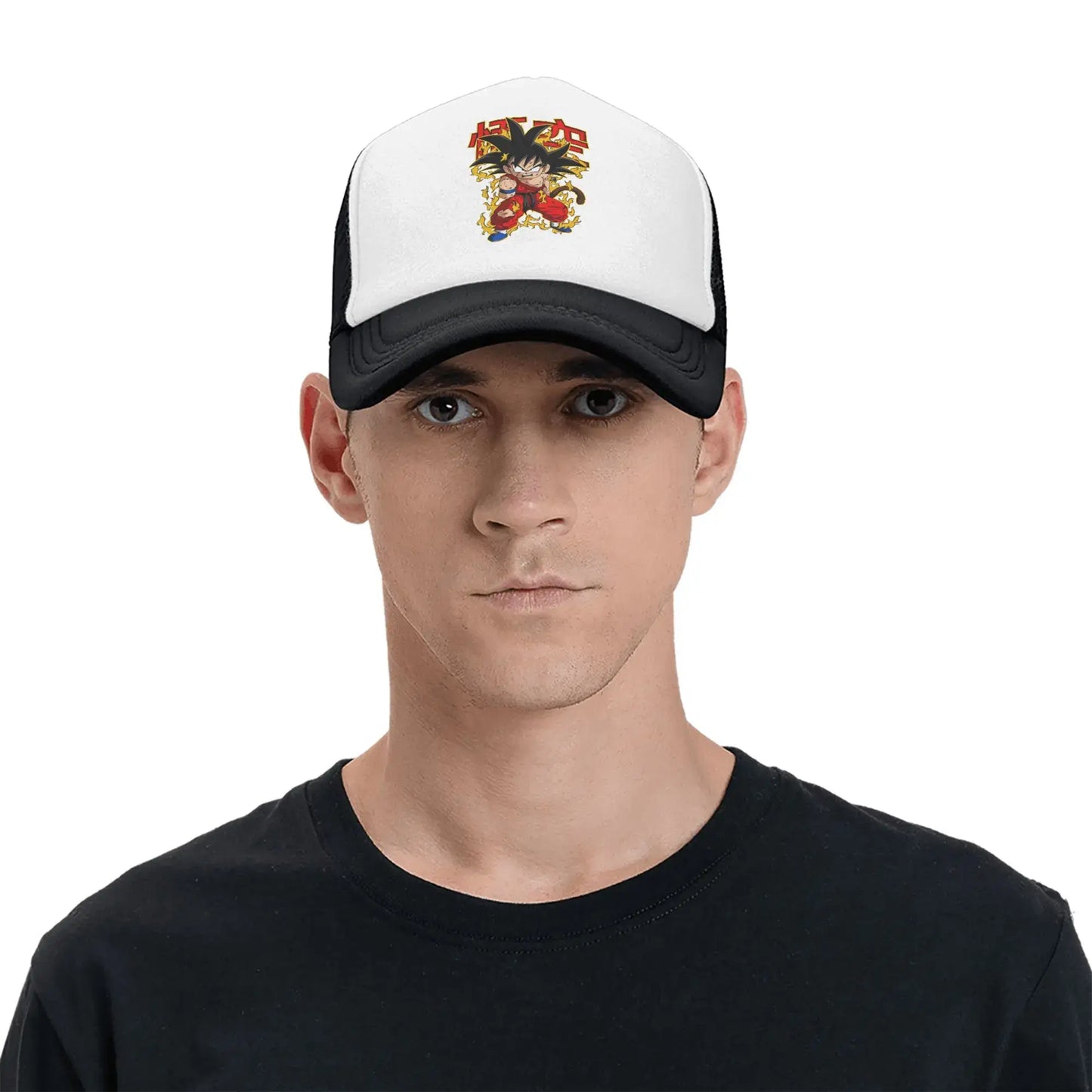 Men Women Kid Goku Rage Dragon Ball Z Trucker Caps Mesh Baseball Caps Snapback Caps Hats Sun Hats Adjustable Golf Hats Spring, produit gaming premium Fraquane, équipement gamer