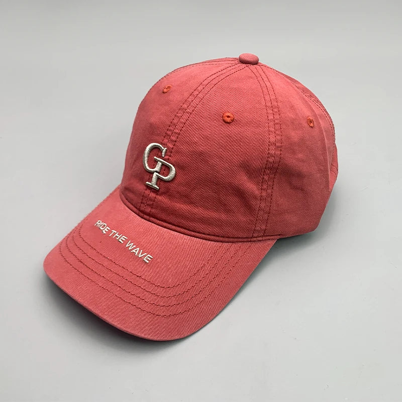 High-quality Letter Embroidery Kpop Men Women Baseball Hats Cotton Casual Ins Comfortable Unisex Fashion Sport Streetwear Caps