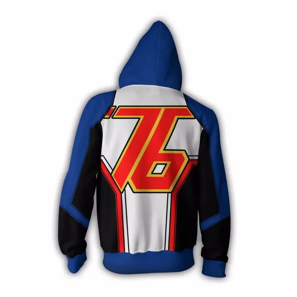 Anime Game Hoodie Sweatshirt 3D Printing Overwatches DVA DJ Cosplay Costume Women Men Couple Hooded Jacket Top Clothing