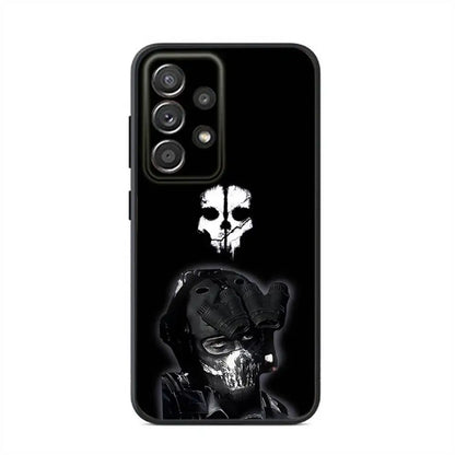 Black soft silicone case Phone Case For Samsung S24,21,22,23,30,Ultra,20,Plus,Note,10,9,COD Call Of Duty G-Ghost