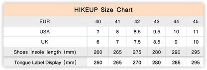 HIKEUP Hiking Shoes for Men, Designer Climbing Trekking Sneakers, Leather Outdoor Sports Work Shoes, Running Shoes