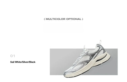 Xtep Y2K casual sneakers voor heren, comfortabele retro lichtgewicht hardloop- en sportschoenen voor koppels, winter, 874219320004