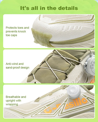 ONEMIX Outdoor hardloopschoenen voor heren, elastische trailschoenen, lichtgewicht, ademende damesschoenen, casual schoenen voor koppels, waterdichte schoenen