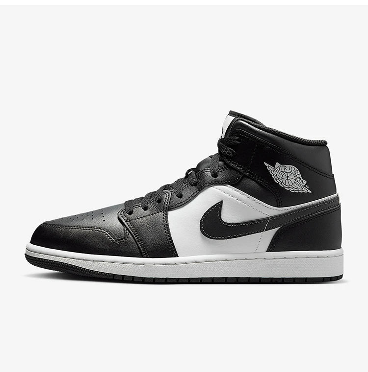 Nike Official Genuine Air Jordan 1 Mid Men's High-Top Sports Shoes DQ8426-010