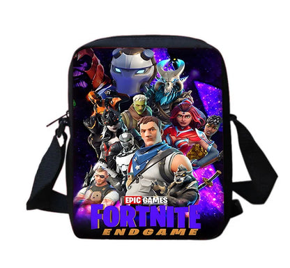 Hot Game Design Child Backpacks Shoulder Bag Pencil Case Fortnite Pupil Large Capacity School Bags for Boys Girls Best Gift