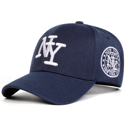 Unisex NY Letter Embroidery Baseball Caps Spring Autumn Outdoor Adjustable Casual Hats Sunscreen Hat Sports Cap