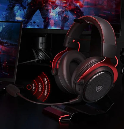 Casque de jeu sans fil NUBWO G07 pour PC, PS4, PS casque de jeu avec micro fixe 2,4 GHz micro antibruit à latence ultra-basse