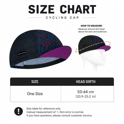 Hiserwa Cycling Cap Men Women Breathable Quick Dry Bike Hat Summer Sun Protection Lightweight Bicycle Headwear MTB Cycling Cap