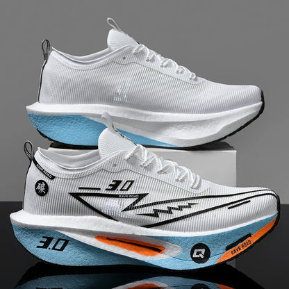 Running Shoes Specialty Men Marathon Sports Carbon Plate Breathable Ultralight Women Comfortable Athletic Cushion Stability Sneakers