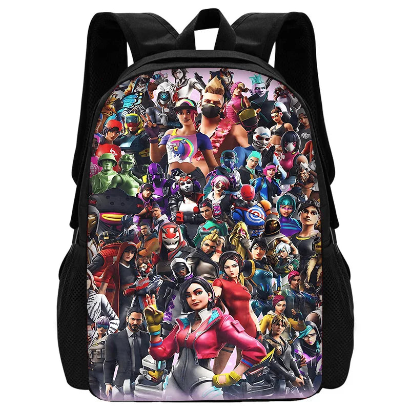 Hot Game Fortnite Kids Backpacks Boys and Girls Student Birthday Gift Child School Bags Unisex Camping Durable Rucksack