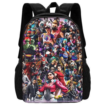 Hot Game Fortnite Kids Backpacks Boys and Girls Student Birthday Gift Child School Bags Unisex Camping Durable Rucksack