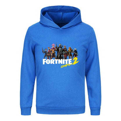 Φούτερ Fortnite με κουκούλα για παιδιά, καρτούν σχέδιο, unisex ένδυση για αγόρια, μακρυμάνικο φούτερ με κουκούλα, casual παλτό για κορίτσια1007