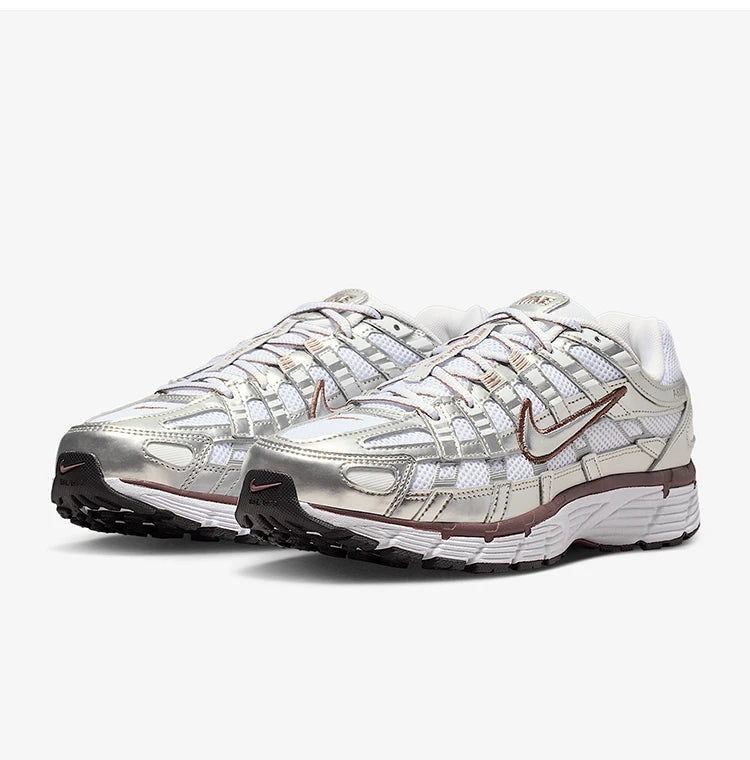 Nike Authentic P-6000 Scarpe da donna basse con lacci, resistenti all’usura, casual da giorno BV1021-110
